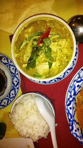 zielone curry