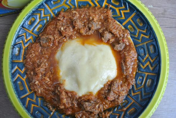 Afrykański gulasz fufu