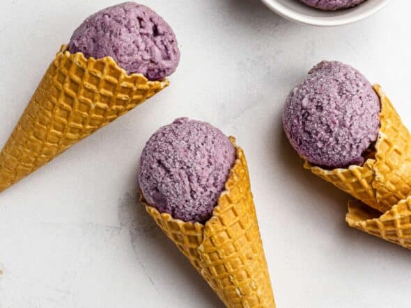 Lody lawendowe