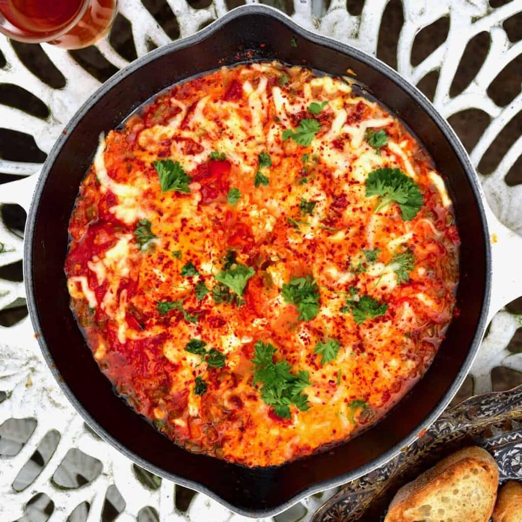 Menemen - jajecznica z pomidorami po turecku