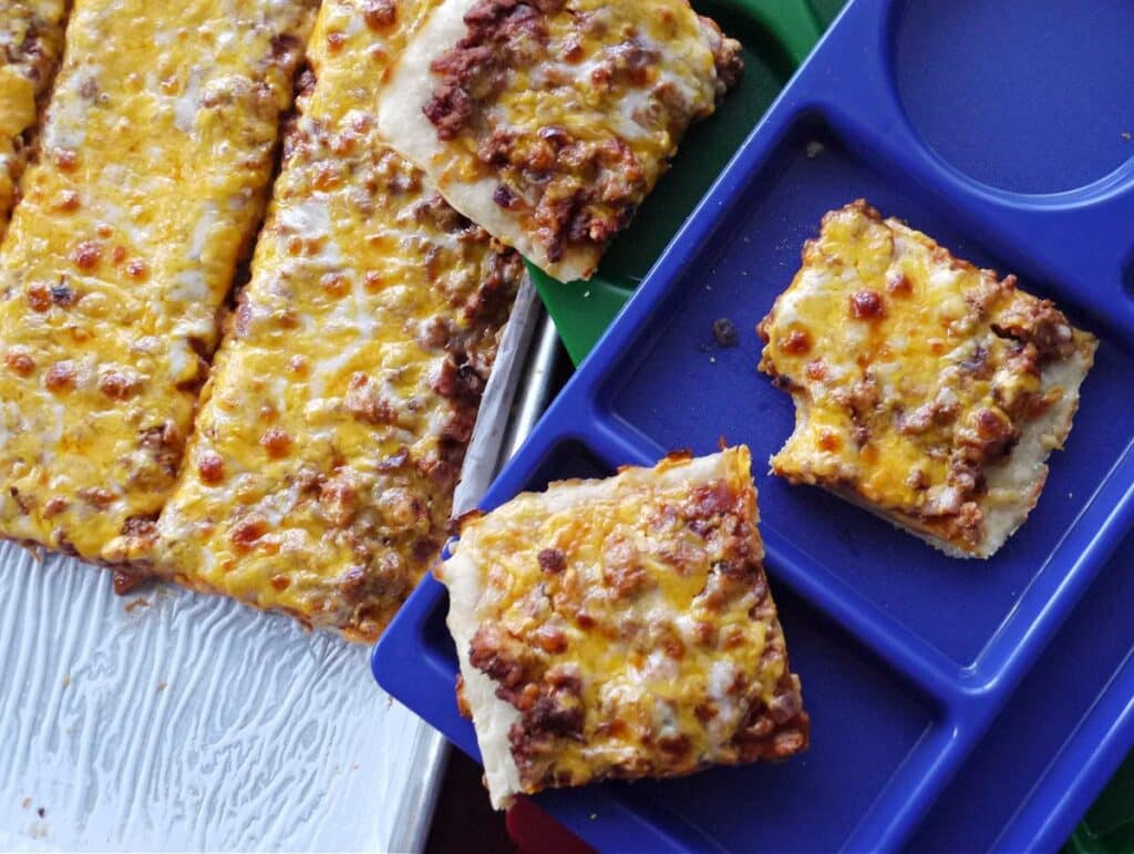 Retro pizza