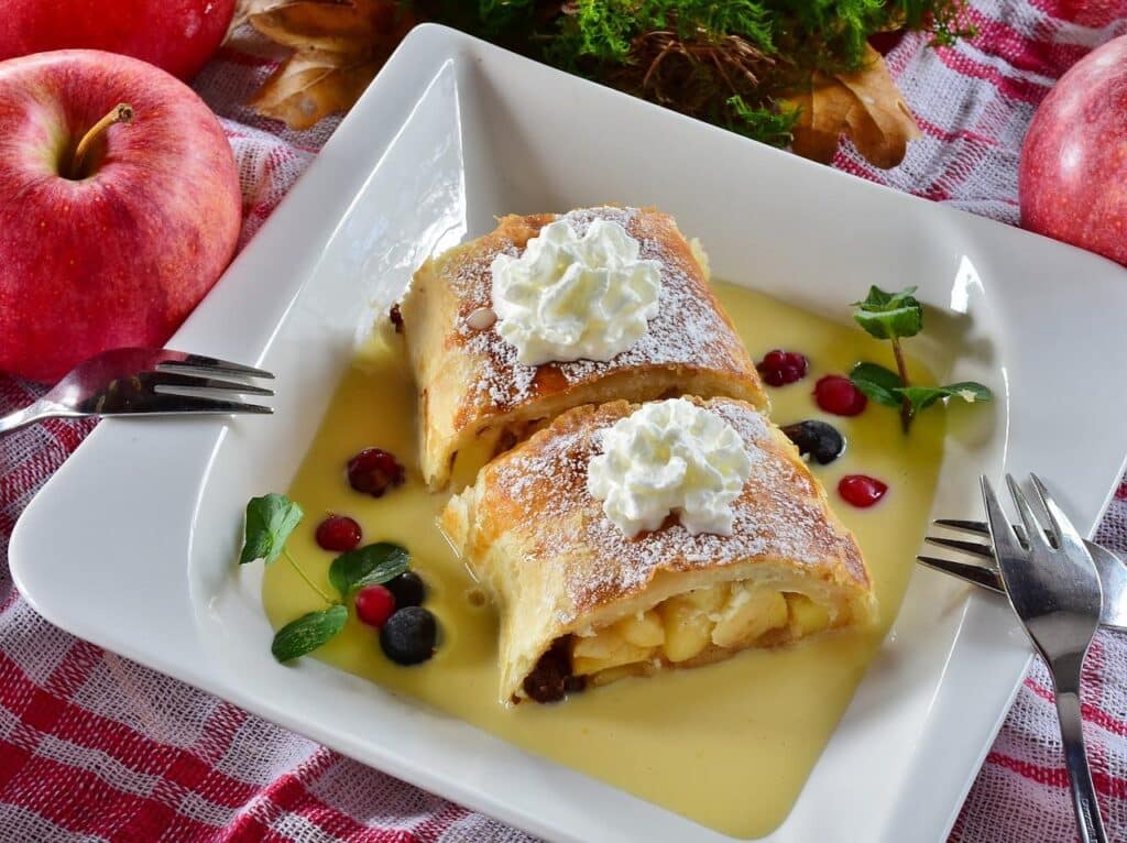 Jabłka w cieście