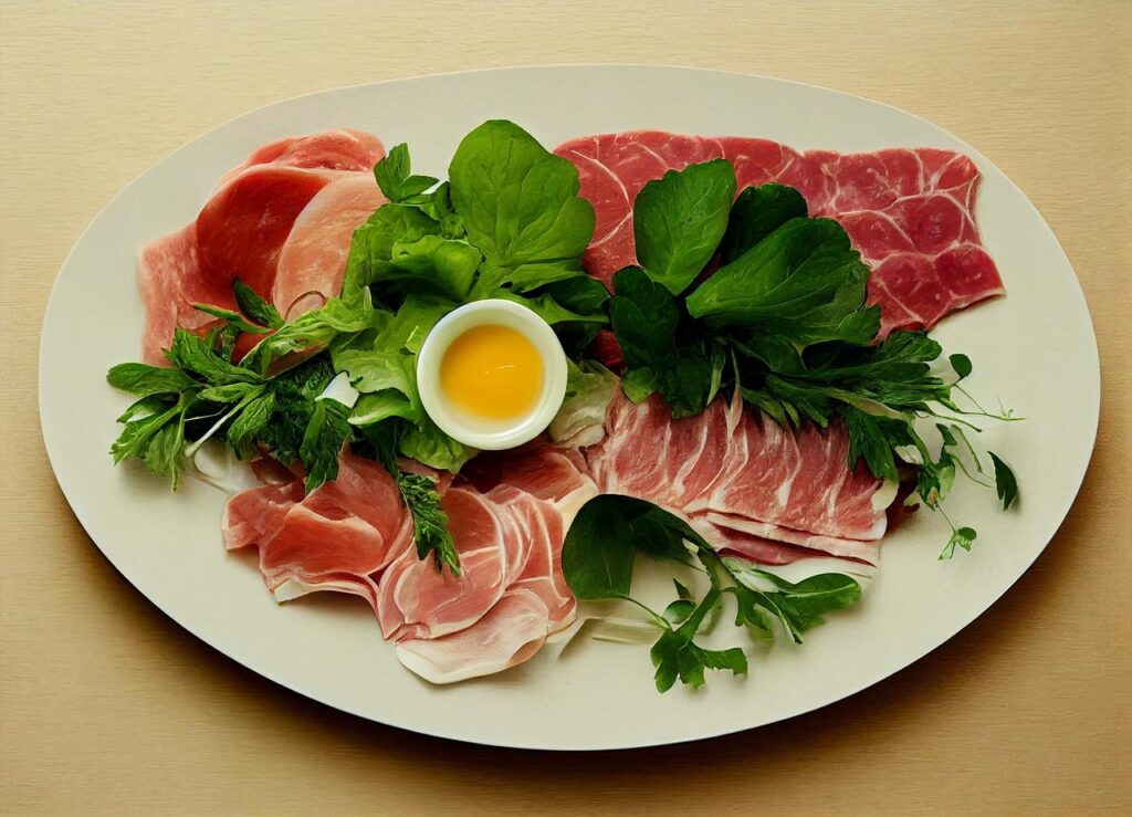 Sałatka z szynką parmeńską