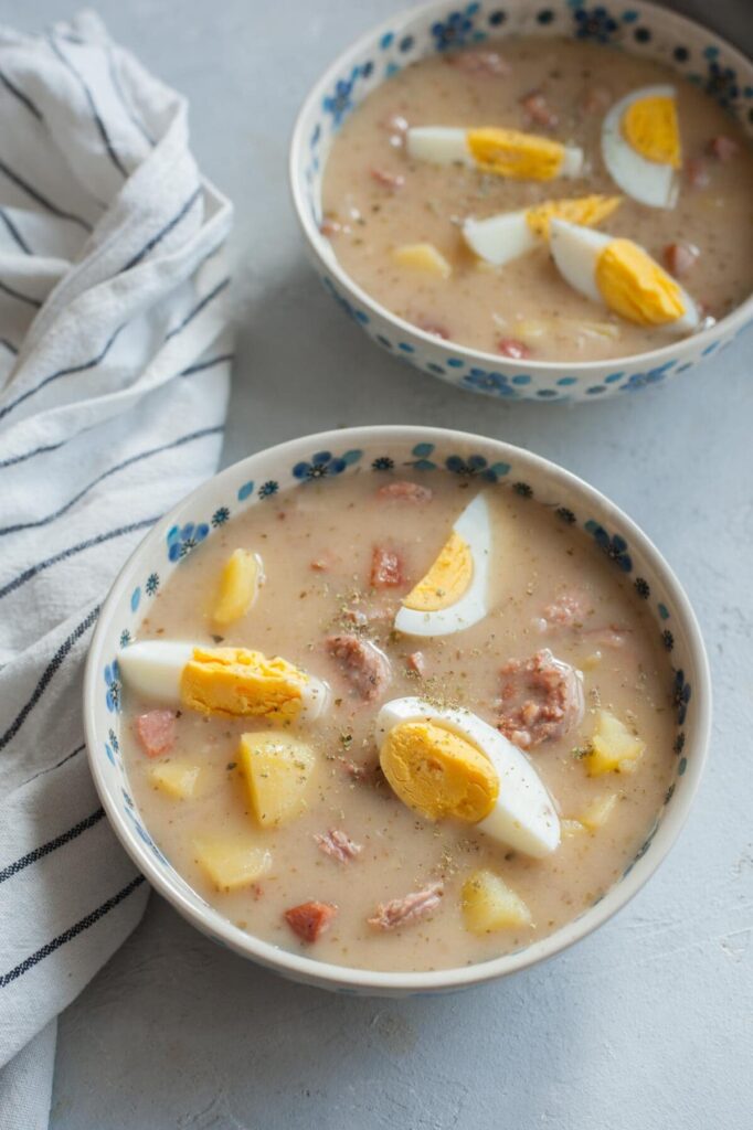 Benedictine sour rye soup